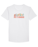 PAY IT FORWARD - maimute kicking a** Tricou mânecă scurtă guler larg Bărbat Skater