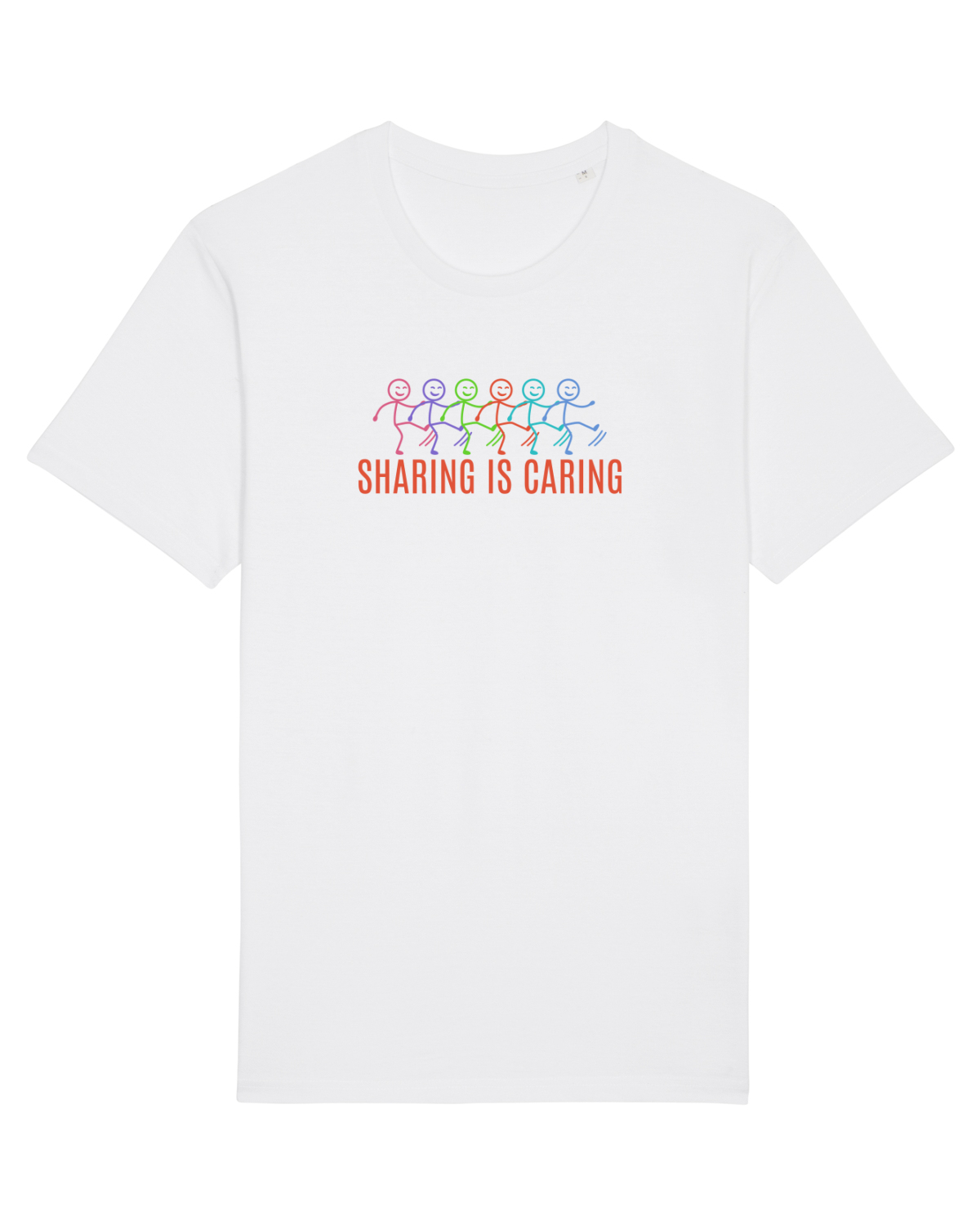 Tricou mânecă scurtă Unisex Rocker White