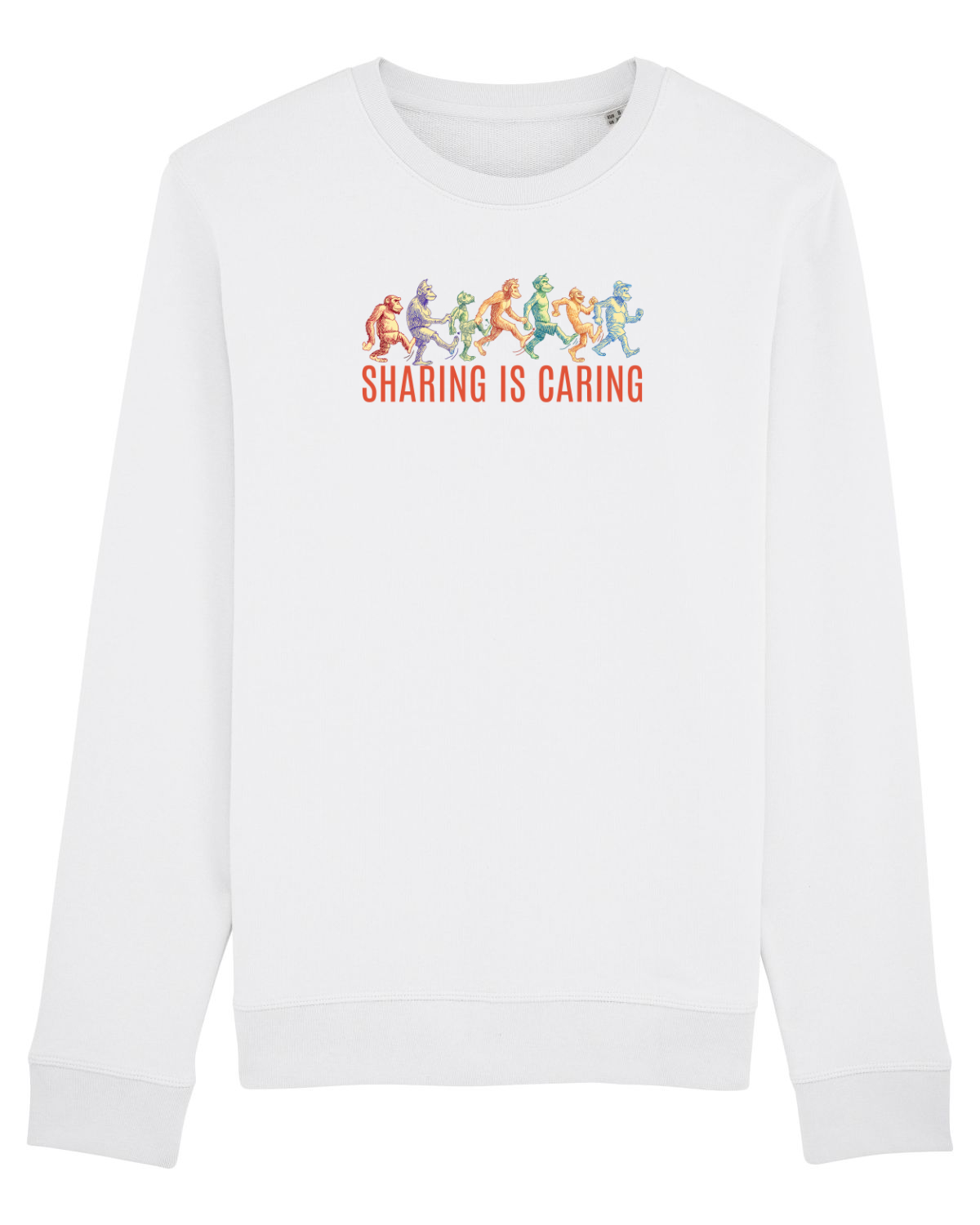 Bluză mânecă lungă Unisex Rise White