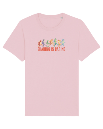 SHARING IS CARING - maimute kicking a** Cotton Pink