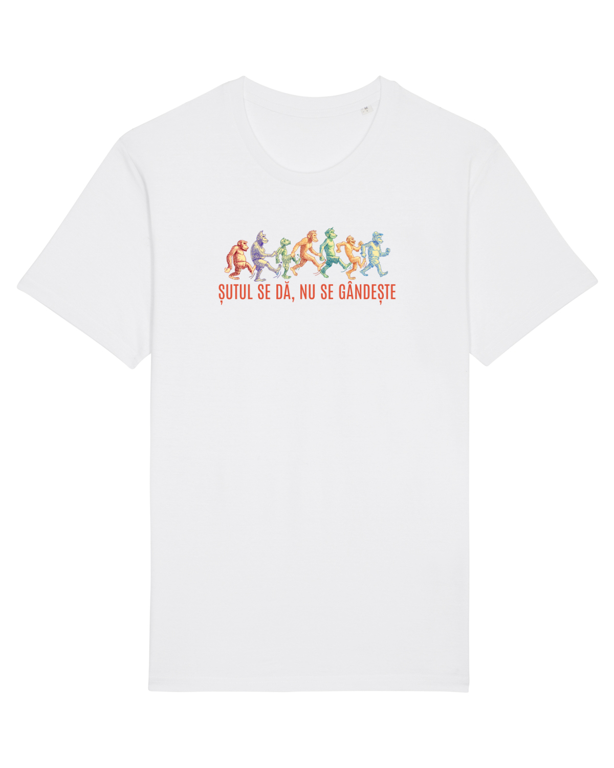 Tricou mânecă scurtă Unisex Rocker White