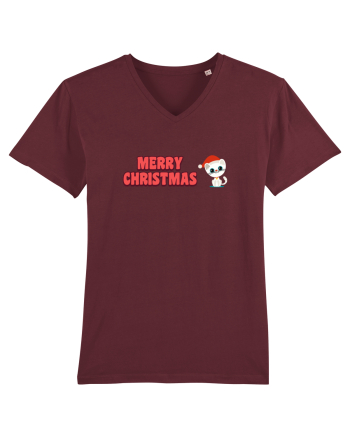 Merry Christmas  Burgundy