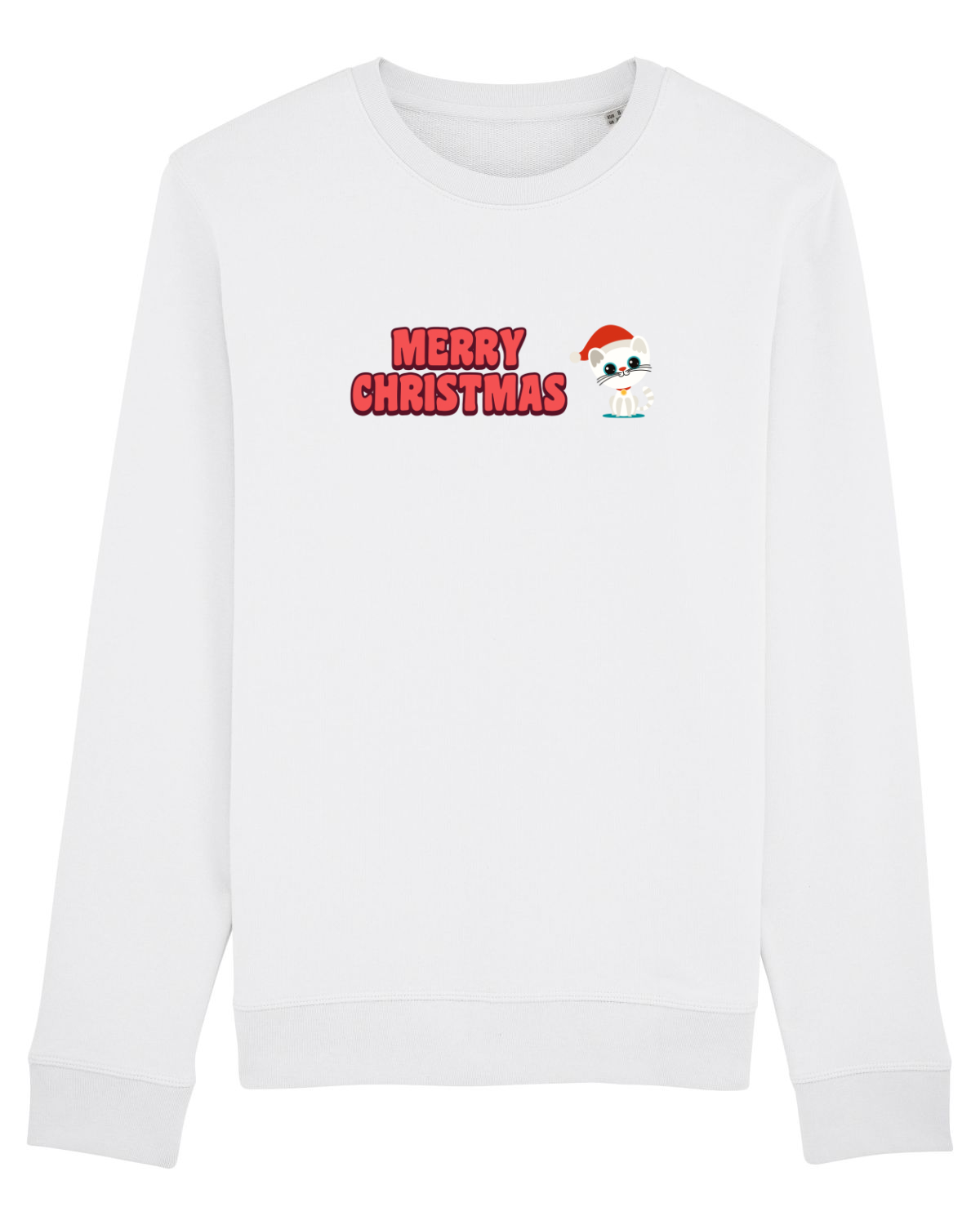 Bluză mânecă lungă Unisex Rise White