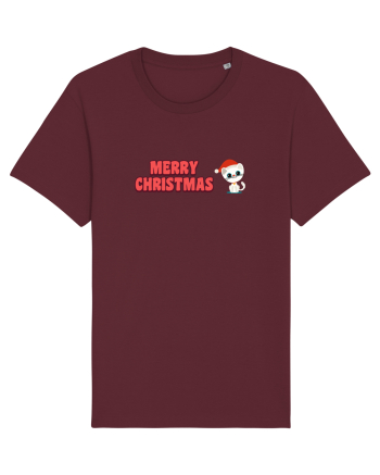Merry Christmas  Burgundy