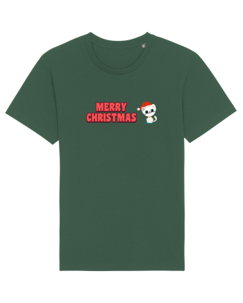 Merry Christmas  Bottle Green
