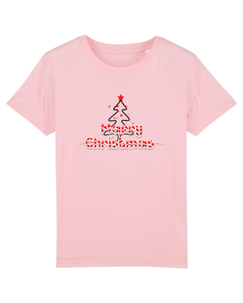 Merry Christmas  Cotton Pink