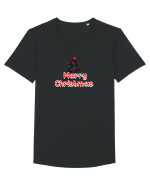 Merry Christmas  Tricou mânecă scurtă guler larg Bărbat Skater