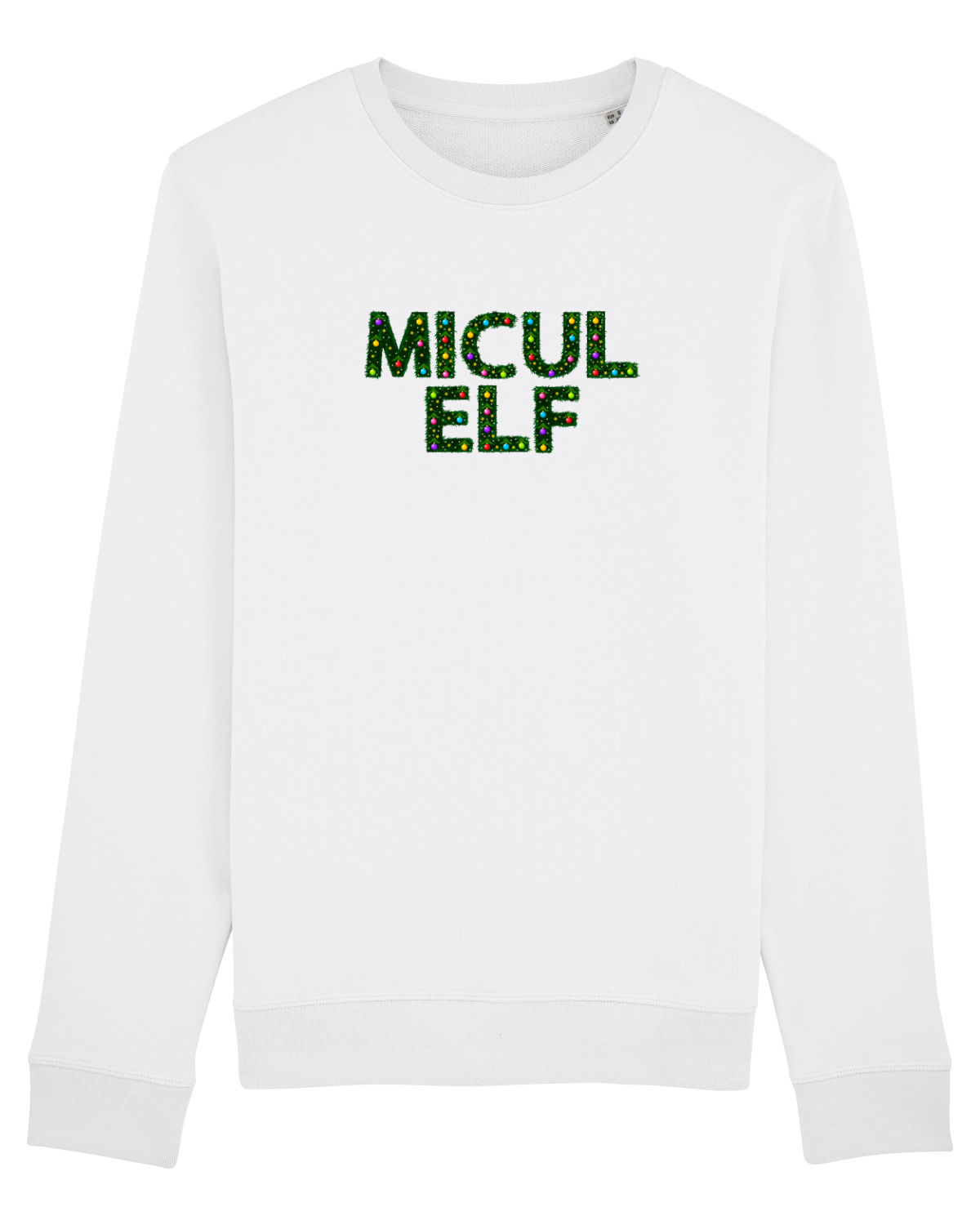 Bluză mânecă lungă Unisex Rise White