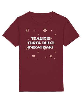 Traditie, turtă dulce imbratisari  Burgundy