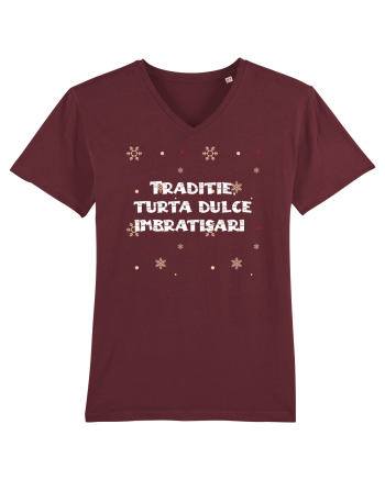 Traditie, turtă dulce imbratisari  Burgundy
