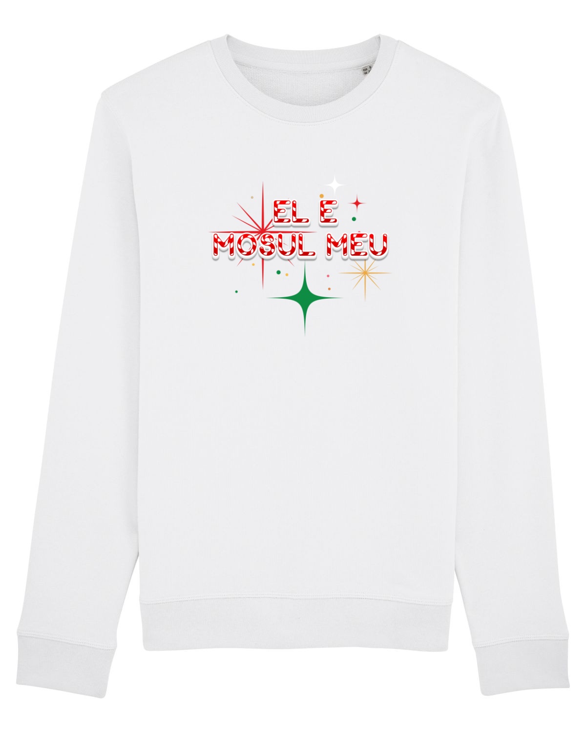 Bluză mânecă lungă Unisex Rise White