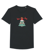 HO-HO-HO  Tricou mânecă scurtă guler larg Bărbat Skater