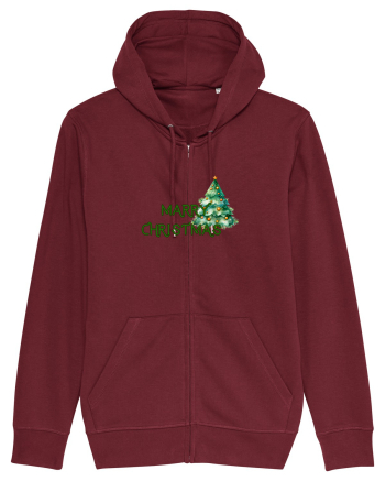 Merry Christmas  Burgundy