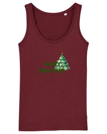 Merry Christmas  Burgundy
