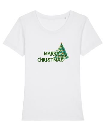 Merry Christmas  White