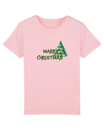 Merry Christmas  Cotton Pink