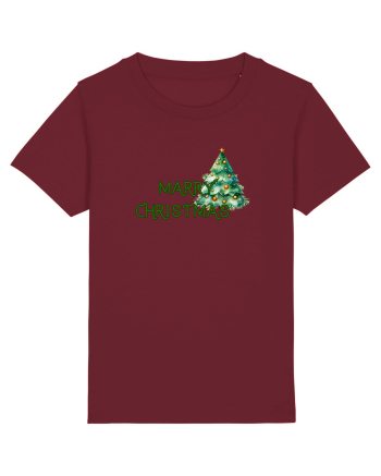 Merry Christmas  Burgundy