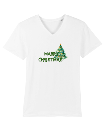 Merry Christmas  White