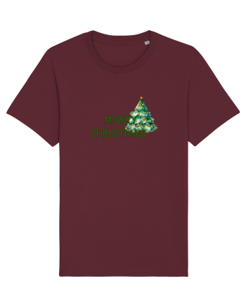 Merry Christmas  Burgundy