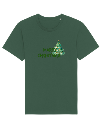 Merry Christmas  Bottle Green