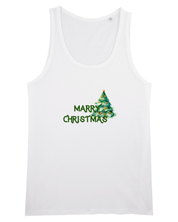 Merry Christmas  White