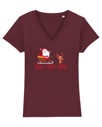 HO-HO-HO  Burgundy