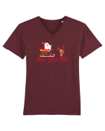 HO-HO-HO  Tricou mânecă scurtă guler V Bărbat Presenter