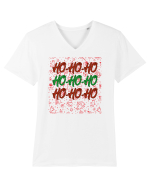 HO-HO-HO  Tricou mânecă scurtă guler V Bărbat Presenter