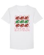 HO-HO-HO  Tricou mânecă scurtă guler larg Bărbat Skater