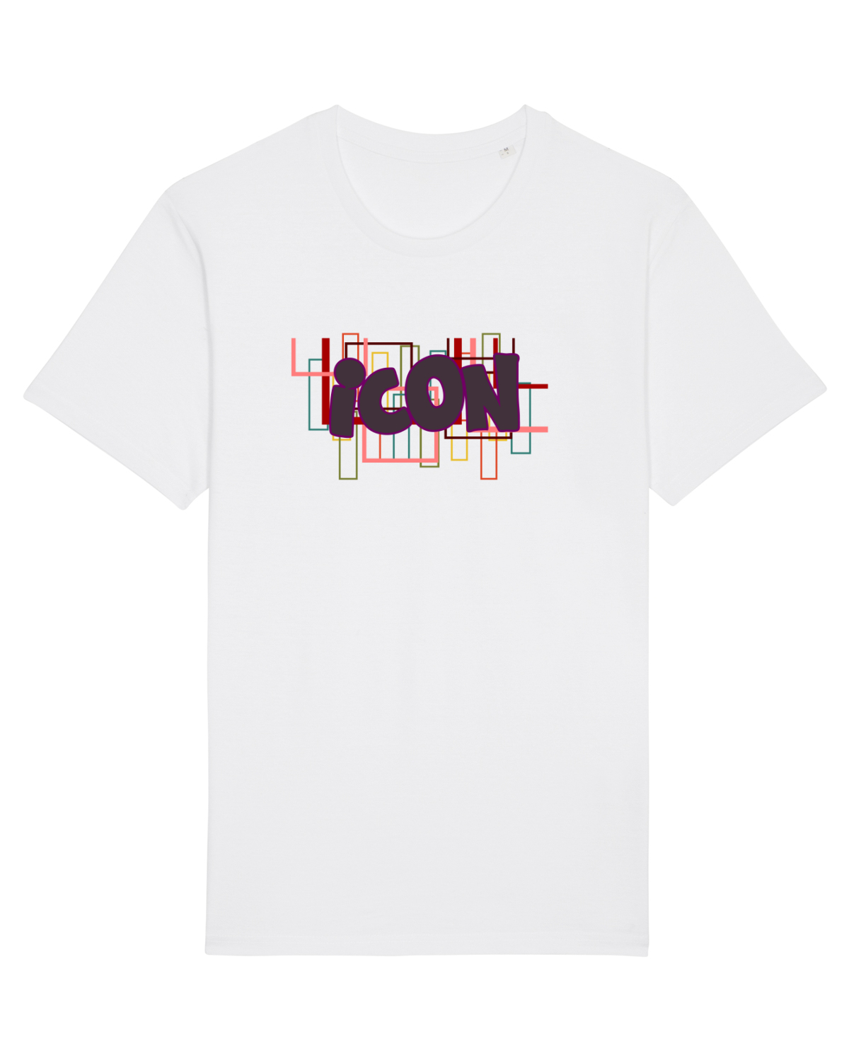 Tricou mânecă scurtă Unisex Rocker White