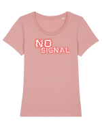 No signal  Tricou mânecă scurtă guler larg fitted Damă Expresser