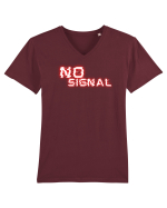 No signal  Tricou mânecă scurtă guler V Bărbat Presenter