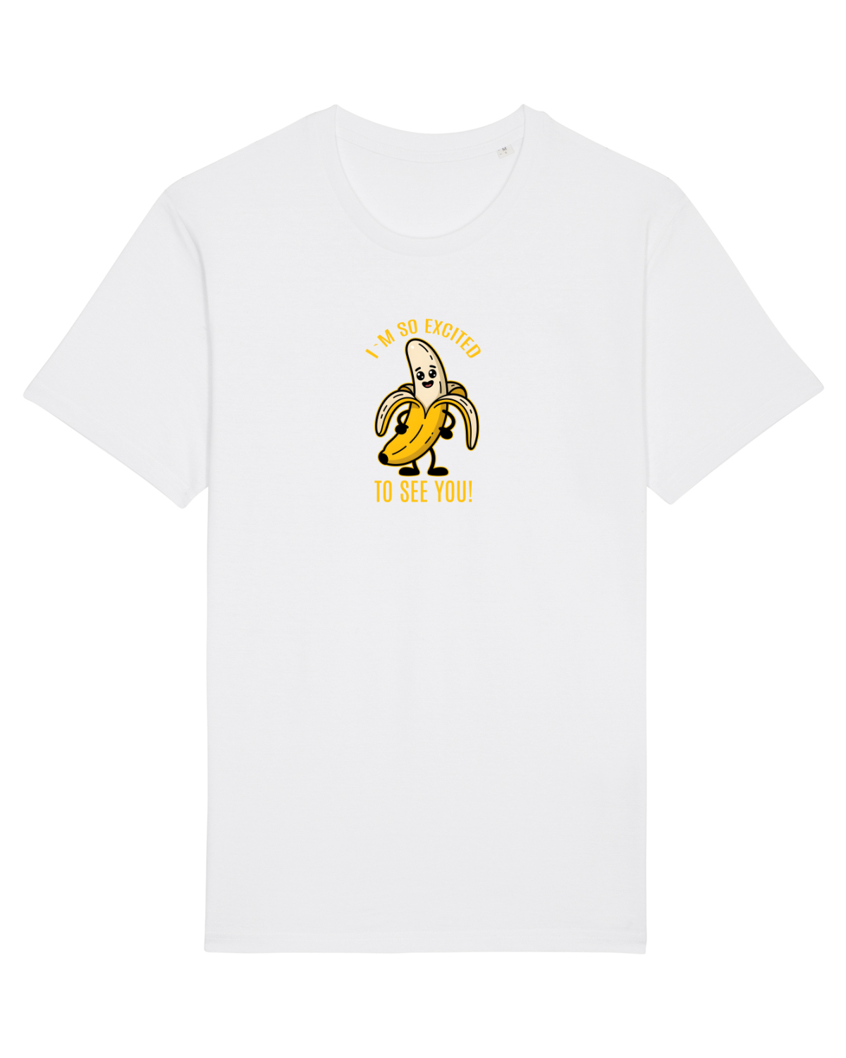 Tricou mânecă scurtă Unisex Rocker White