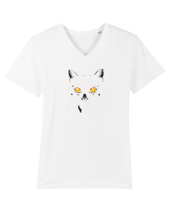 PISICA NEAGRA OCHI PORTOCALII White