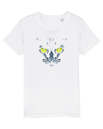 PISICA OCHI VERZI White