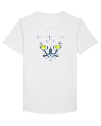 PISICA OCHI VERZI White