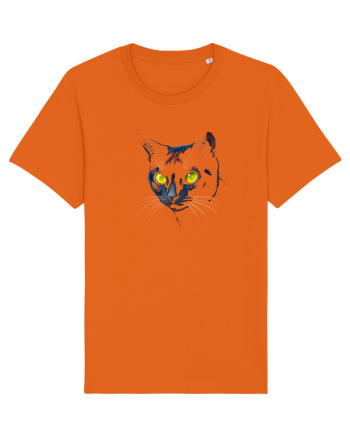PISICA OCHI VERZI 2 Bright Orange