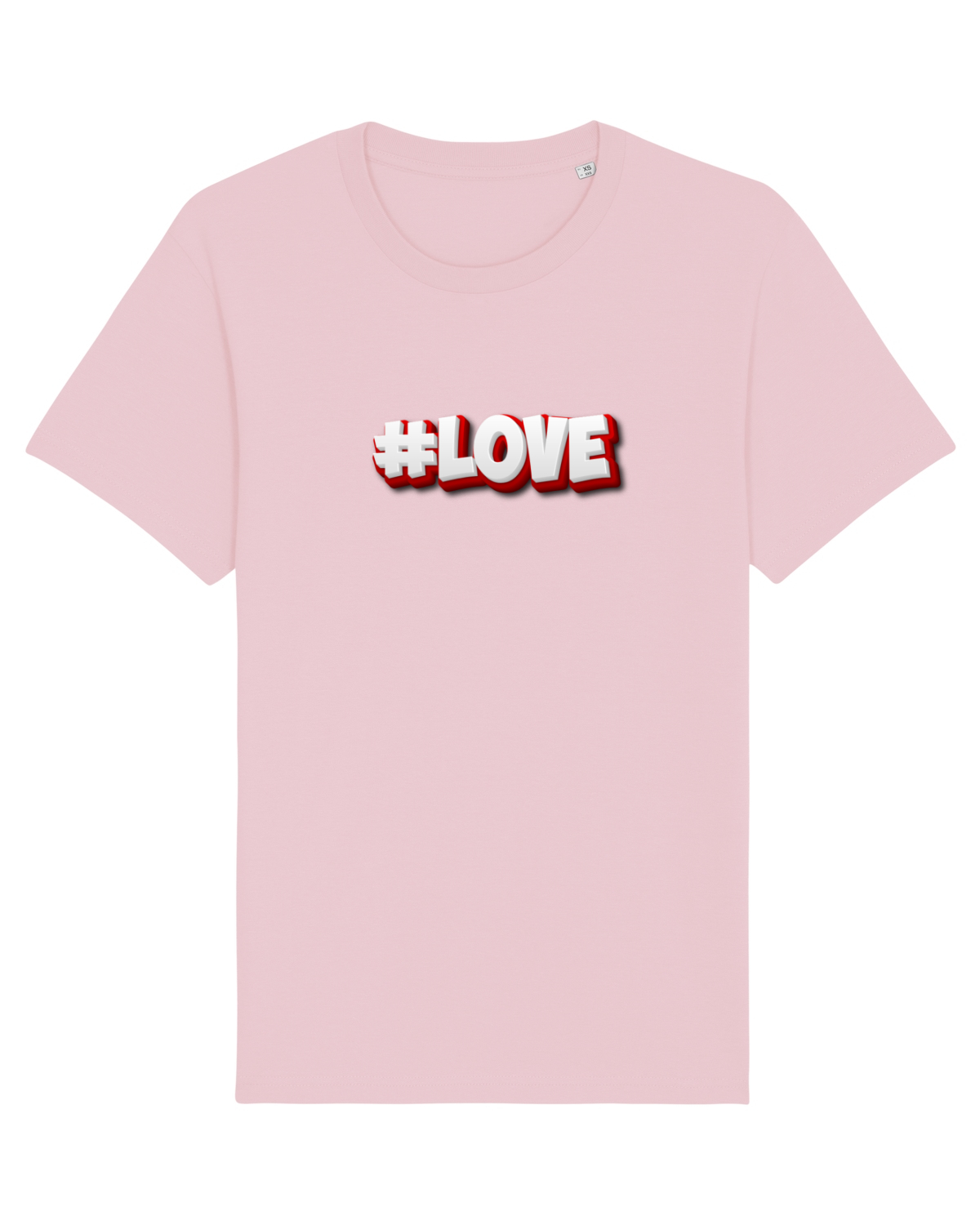 Tricou mânecă scurtă Unisex Rocker Cotton Pink