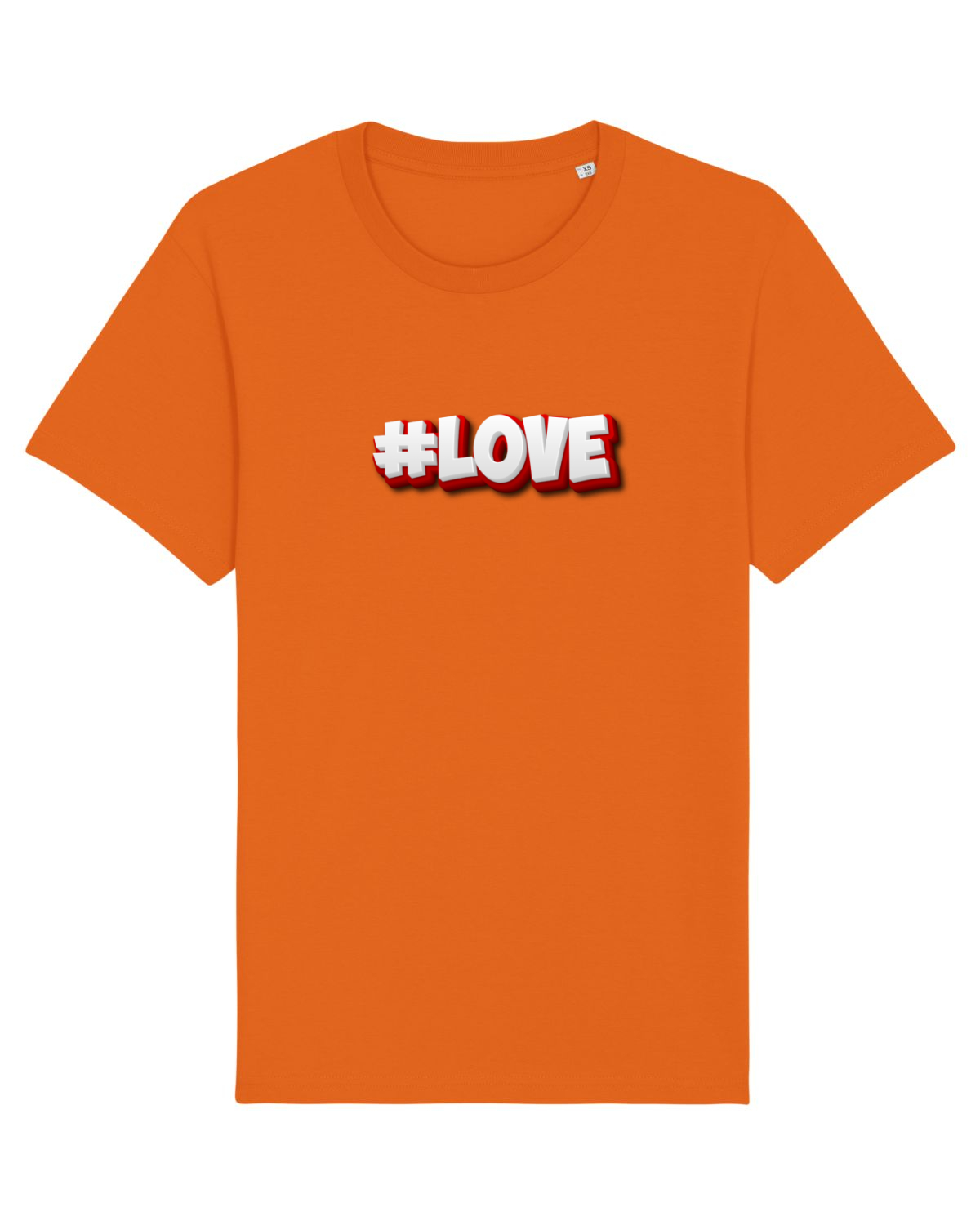 Tricou mânecă scurtă Unisex Rocker Bright Orange