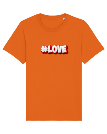 #Love  Bright Orange