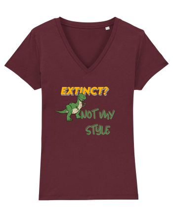 Extinct? Not my style  Burgundy