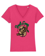Just Love  Tricou mânecă scurtă guler V Damă Evoker