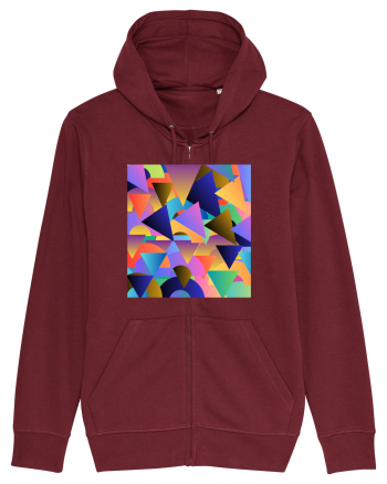 Abstract  Burgundy