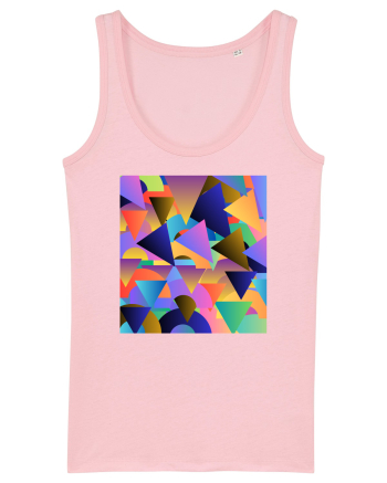 Abstract  Cotton Pink
