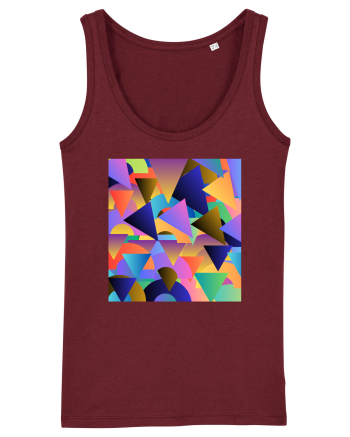 Abstract  Burgundy