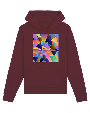 Abstract  Burgundy