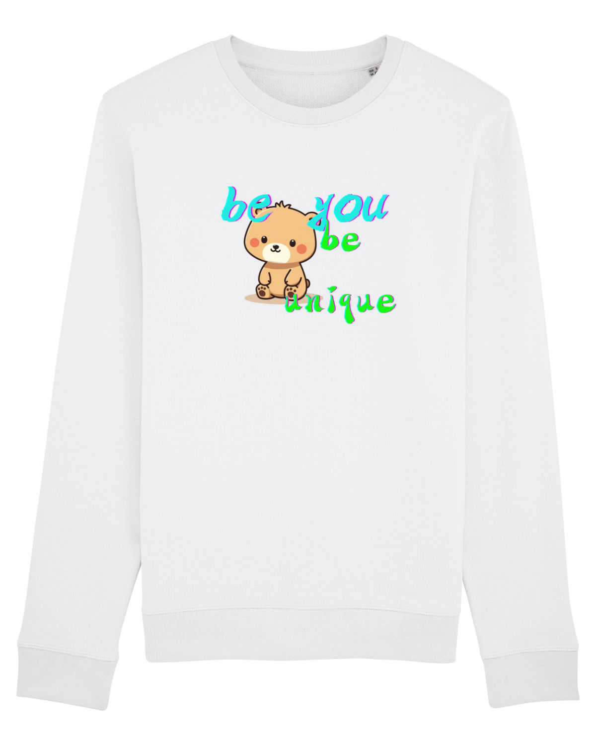 Bluză mânecă lungă Unisex Rise White