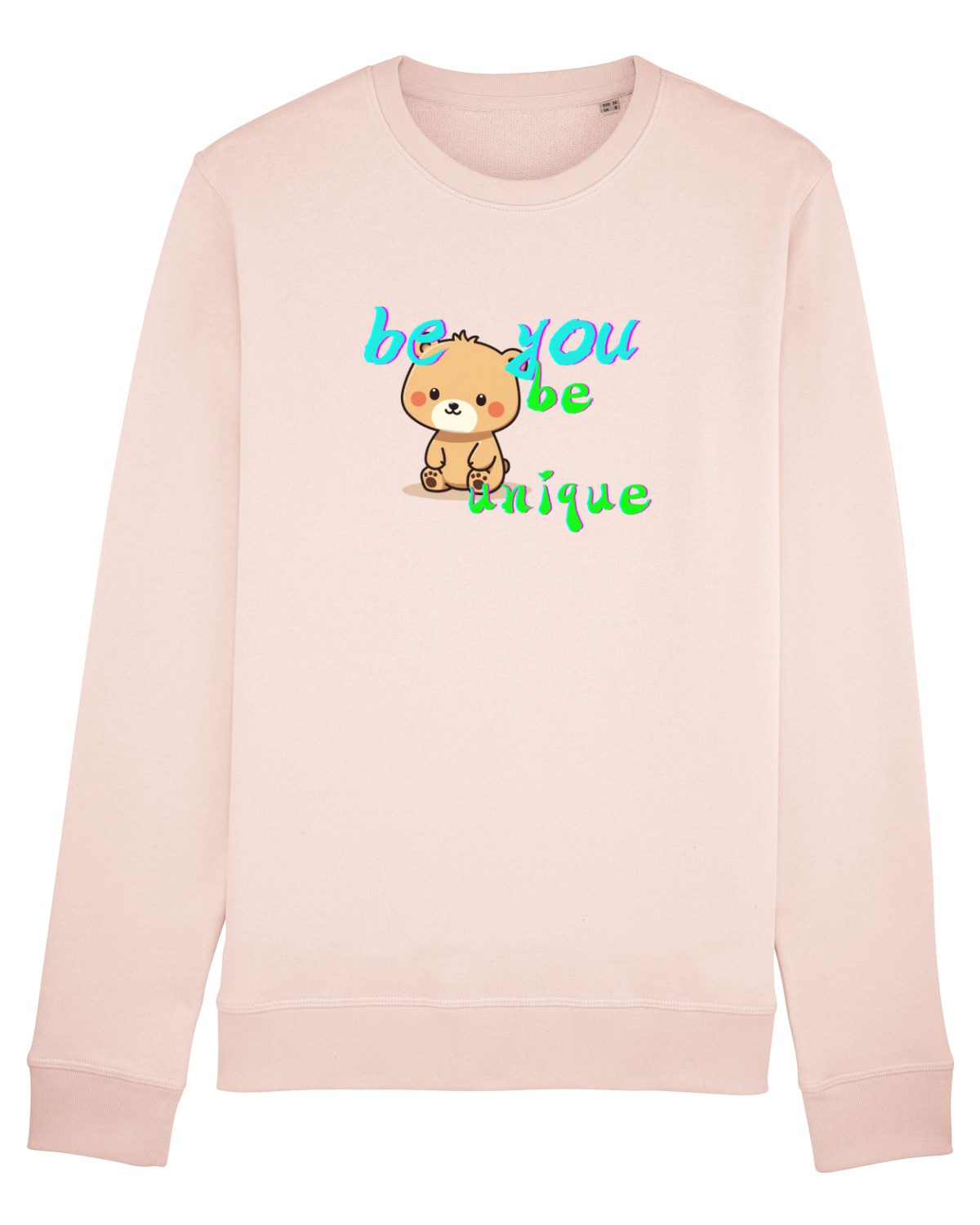 Bluză mânecă lungă Unisex Rise Candy Pink