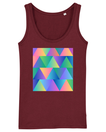 Abstract  Burgundy
