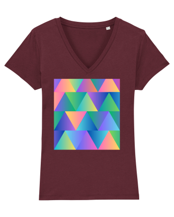 Abstract  Burgundy